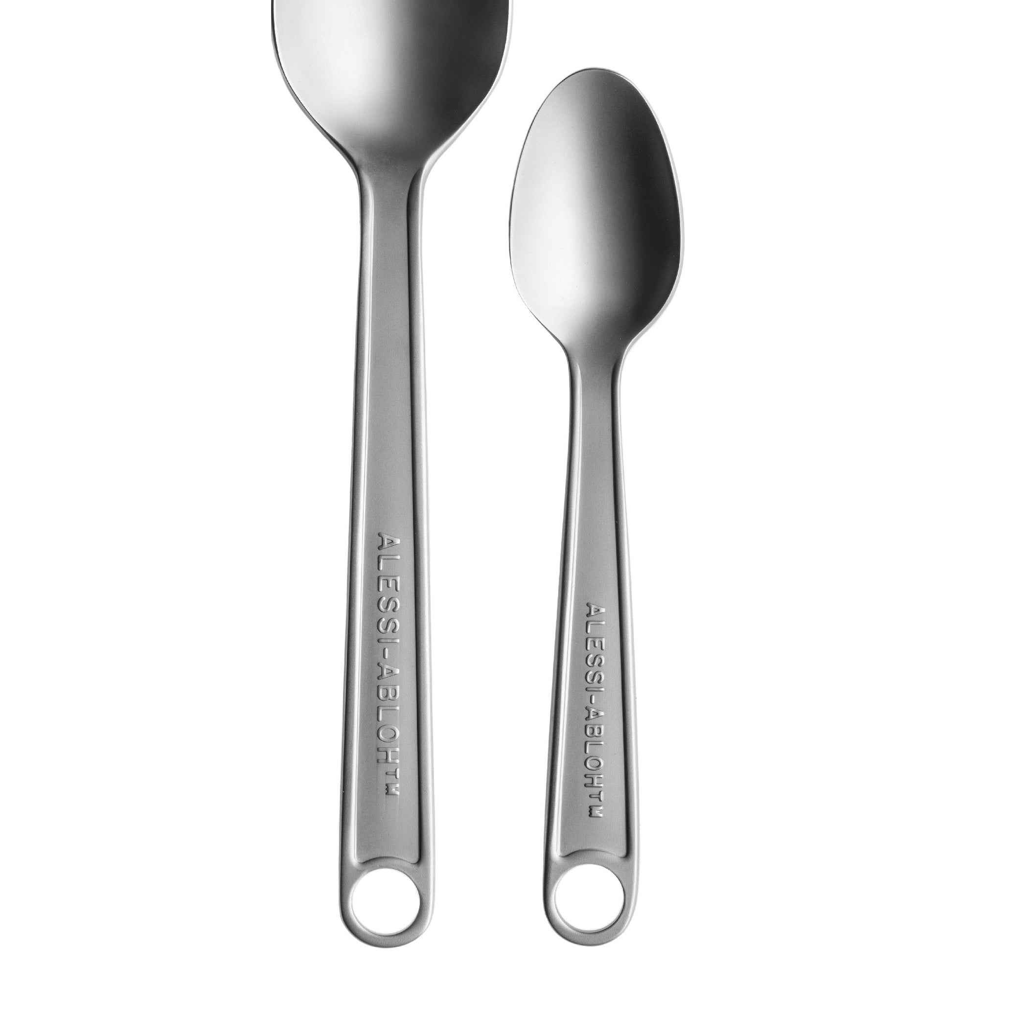 Alessi X Virgil Abloh Stainless Steel Cutlery Set In Metallic