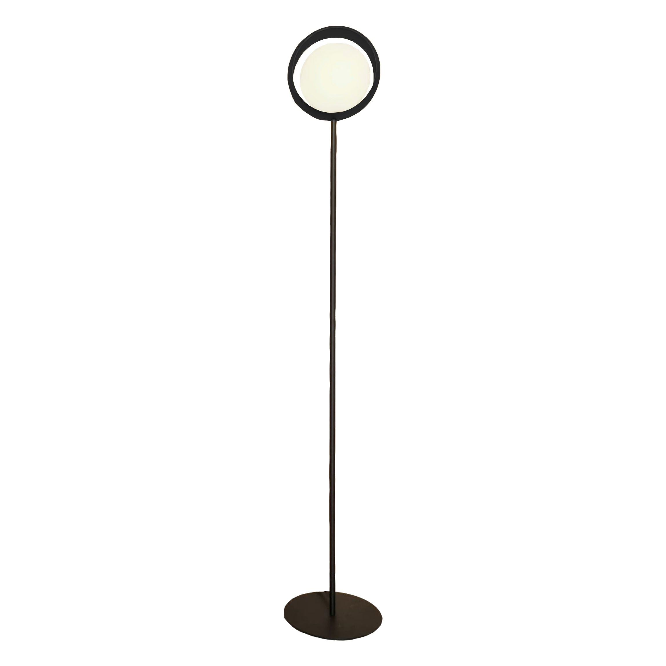 Ring floor sale lamp