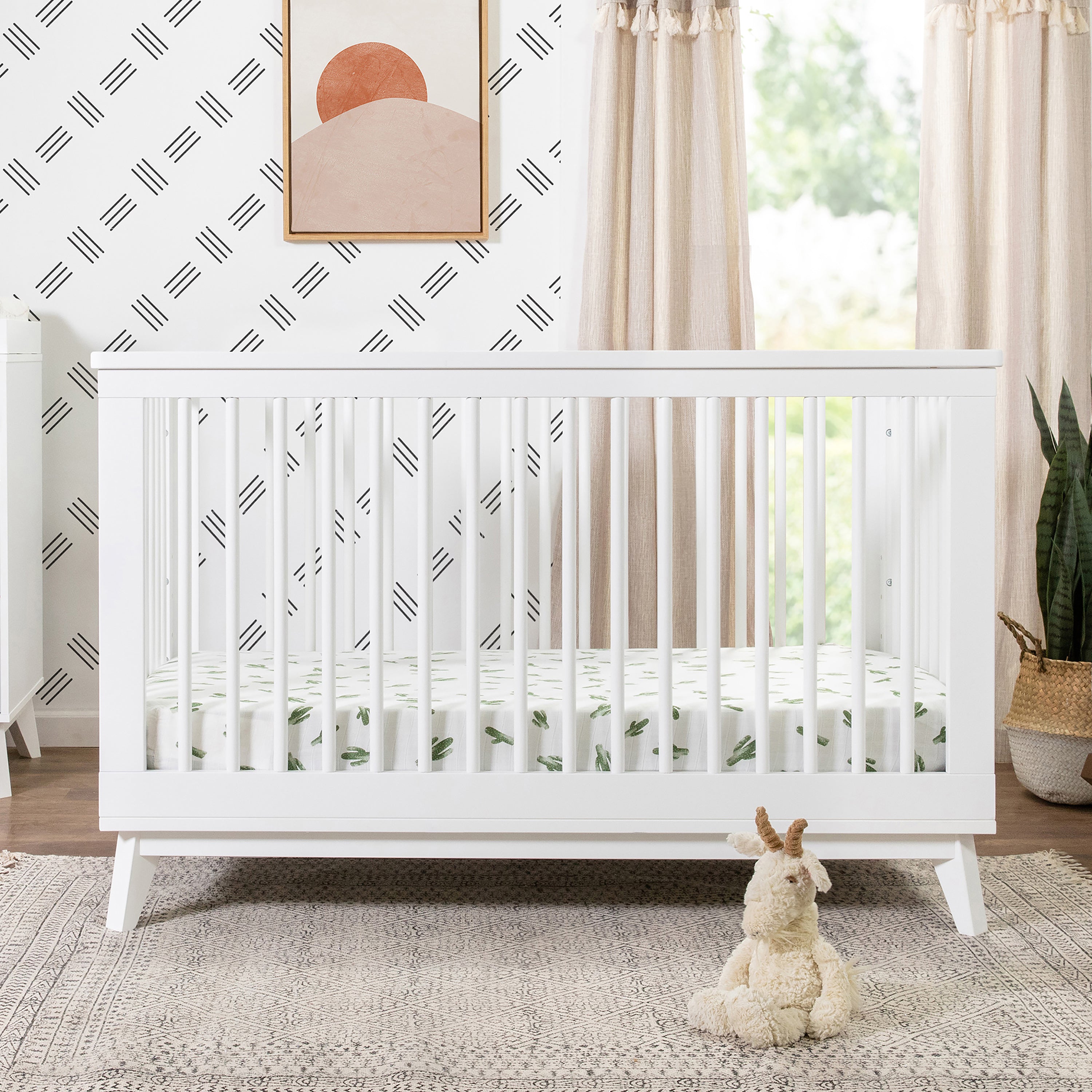 White modern crib sale