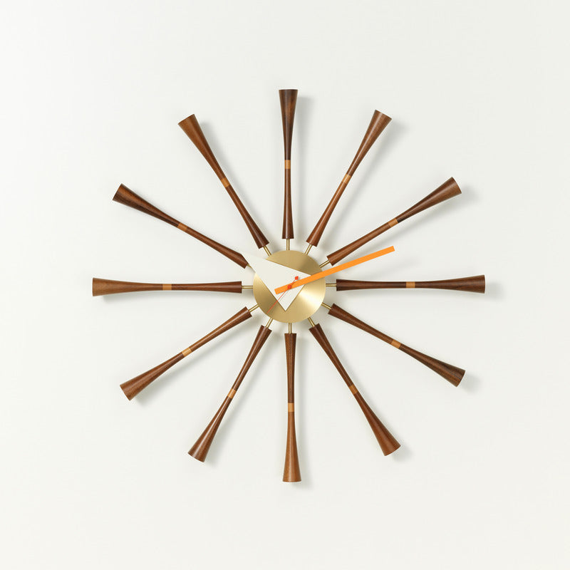 Mid top century spindle clock