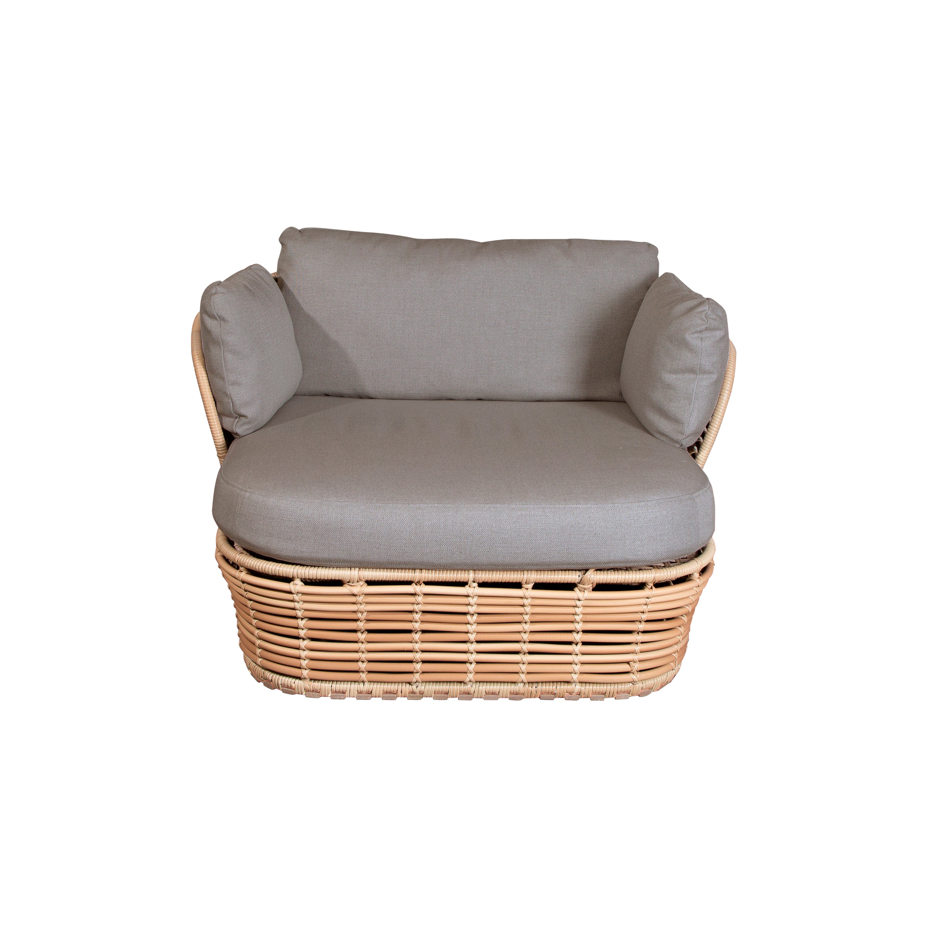 bezig Reisbureau Boos Cane-Line Basket Lounge Chair - 2Modern