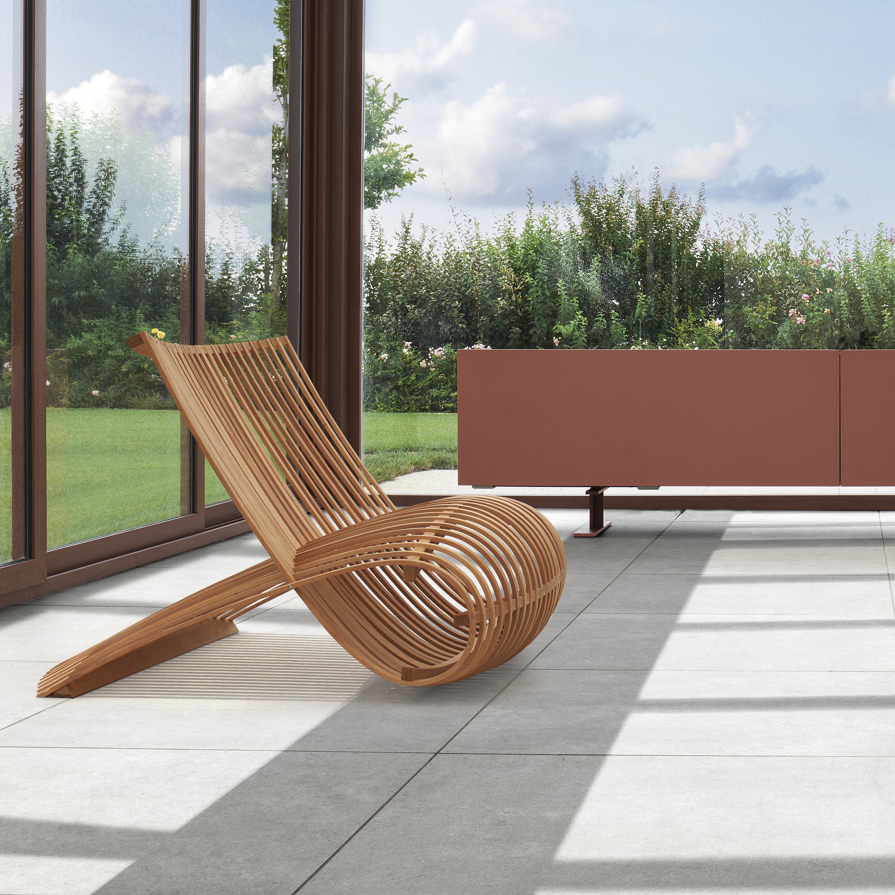 WOODEN CHAIR Armchair By Cappellini | design Marc Newson