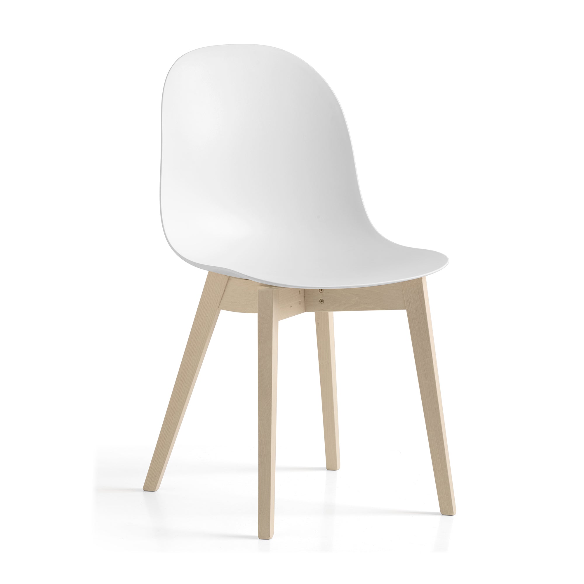 Academy - - Connubia Chair 4 Leg 2Modern Wood Base Solid
