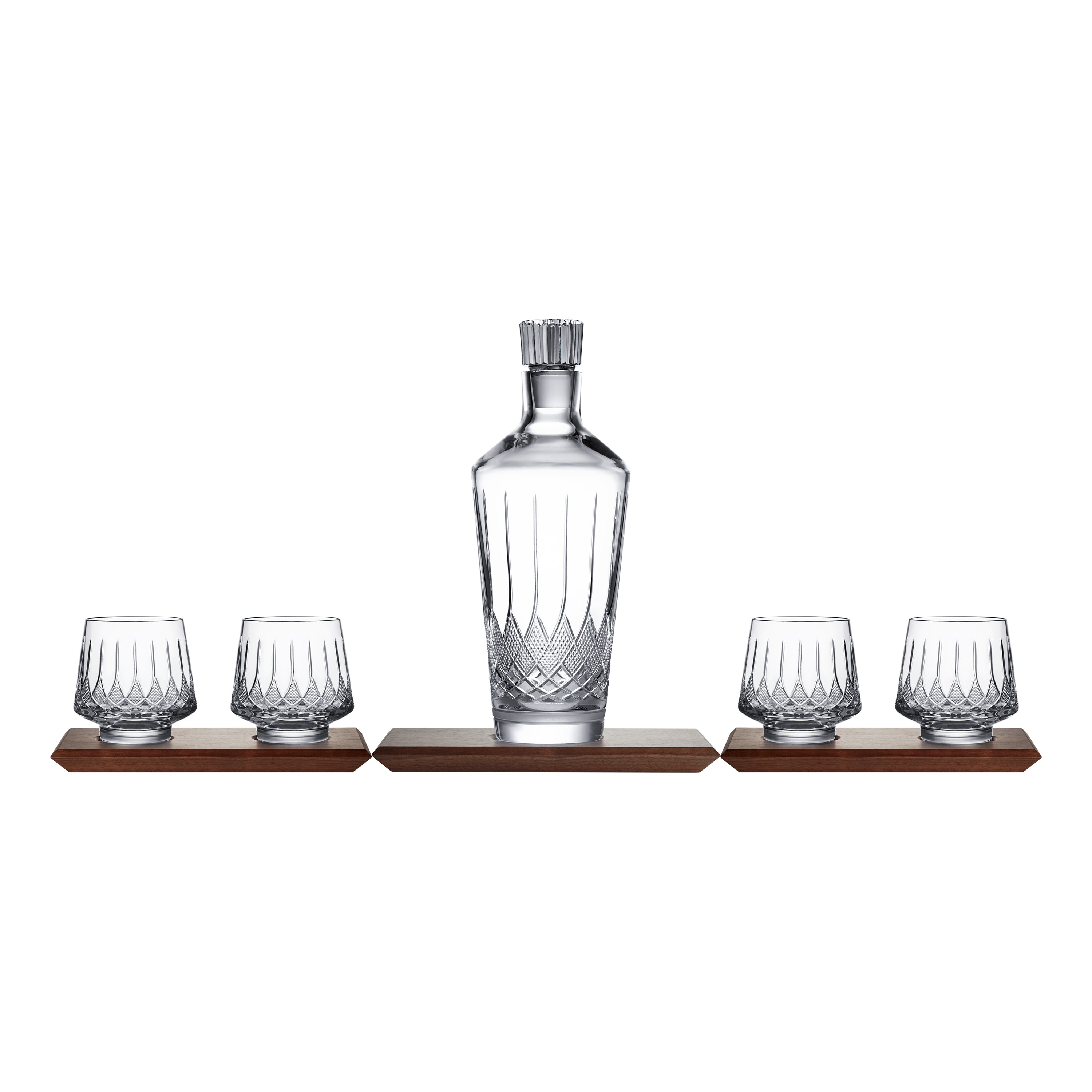 three Waterford Lismore brandy snifters - household items - by