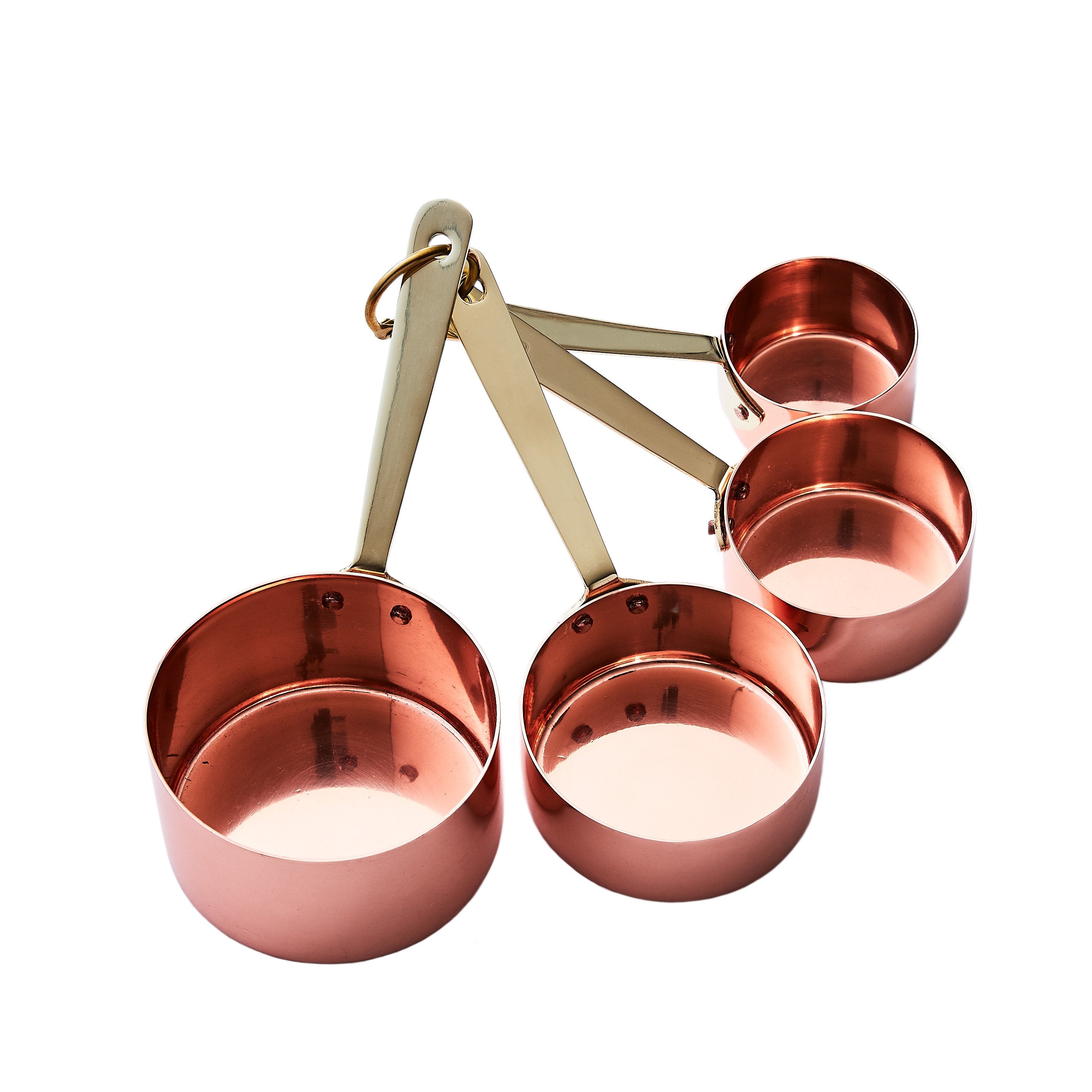 Sir Madam Copper & Brass Measuring Spoons & Cups Set - 2Modern