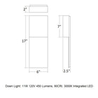 Inside Out™ Flat Box™ LED Panel Sconce