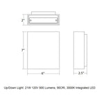 Inside Out™ Flat Box™ LED Sconce