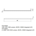 Thin-Line™ Sided LED Wall Bar