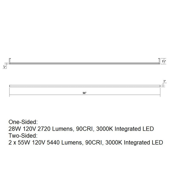 Thin-Line™ Sided LED Wall Bar