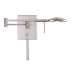 George's Reading Room P4338 LED Swing Arm Wall Light