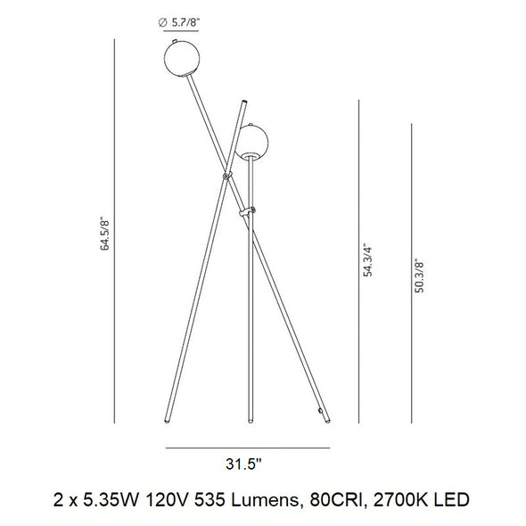 Asana 3769 Floor Lamp