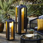 Cube Outdoor Battery Floor Lamp