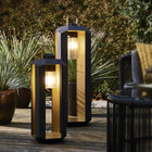 Cube Outdoor Battery Floor Lamp