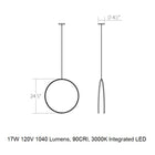 Torc LED Pendant Light