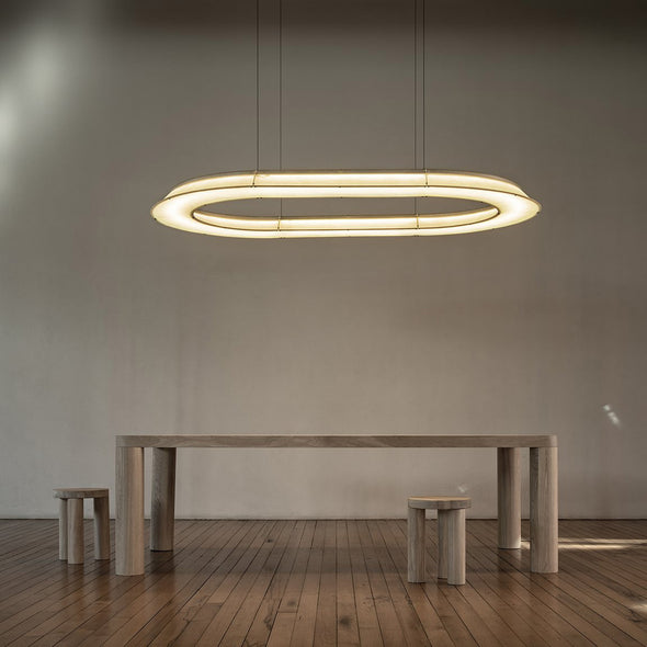 Cast Light Oblong Pendant Light