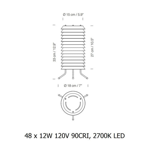 Maija 15 LED Table Lamp