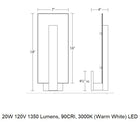 Midtown Indoor/Outdoor LED Wall Sconce