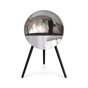 Eye Bioethanol Fireplace - Silver