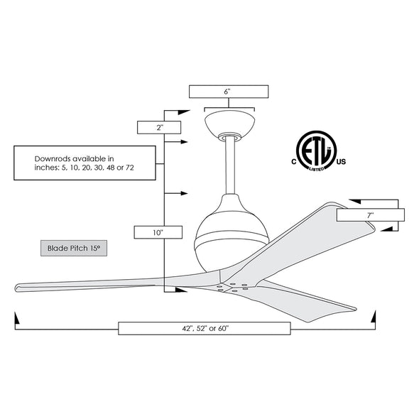 Irene 3 Ceiling Fan