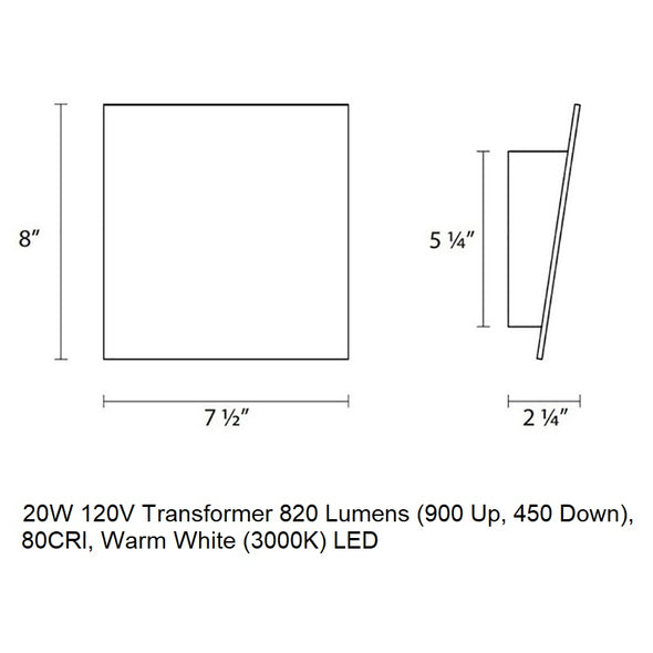 Angled Plane Wall Light