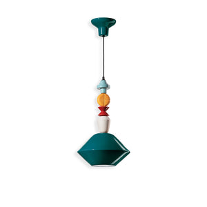 Deco Lariat Ceramic Pendant Light