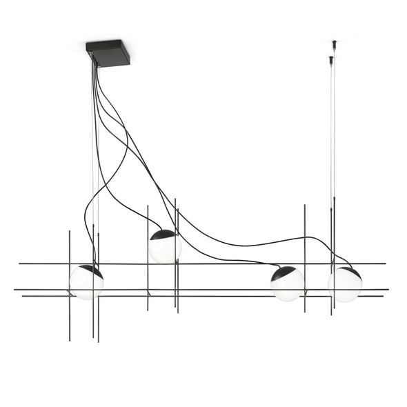 Plot Frame LED Linear Suspension Light