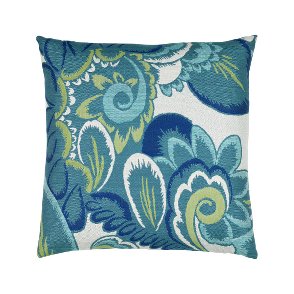 Floral Wave Outdoor Pillow