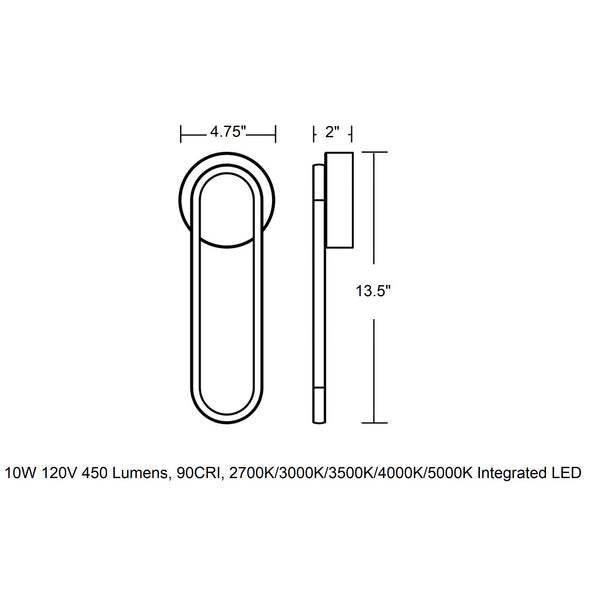 Sienna LED Wall Sconce