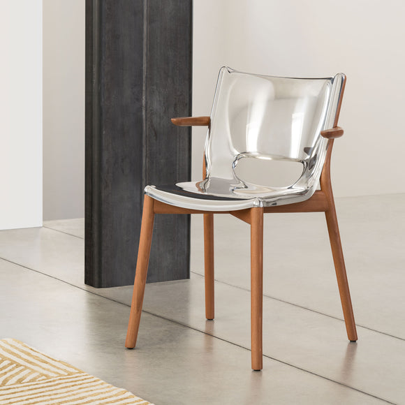 Poêle Dining Chair with Armrest