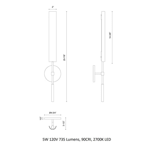 Astrid LED Bathroom Vanity Light