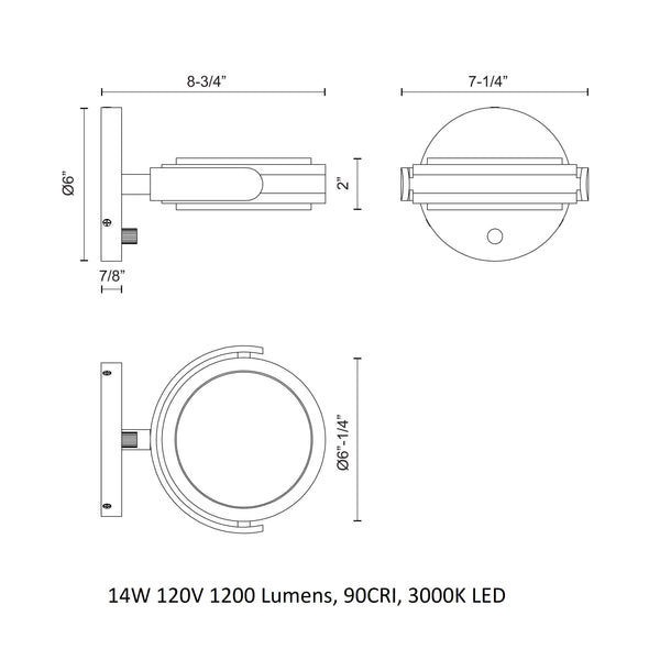 Blanco LED Wall Sconce