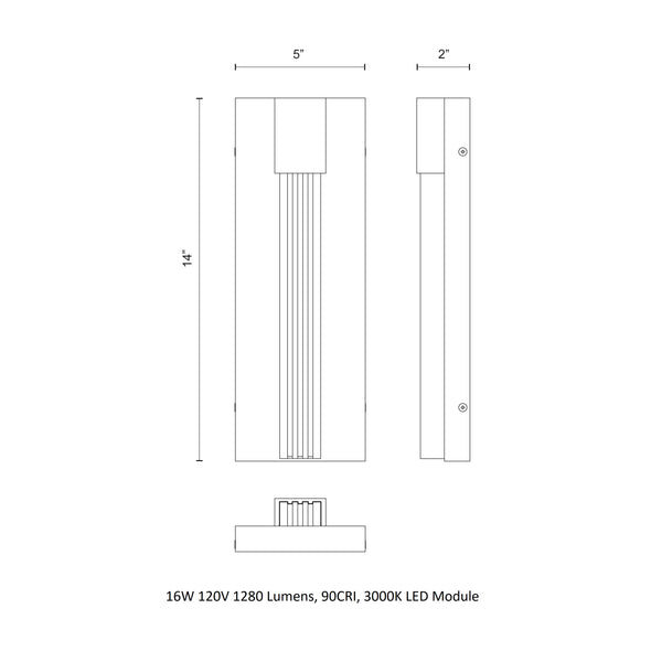 Kismet LED Bathroom Vanity Light