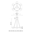 Tagliato LED Chandelier