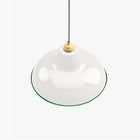 Original 1227 Brass Midi Wide Pendant Light