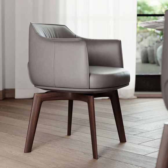 Archibald Small Swivel Armchair