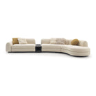 Edo E24 Isle Curved Sofa with Open Storage Module