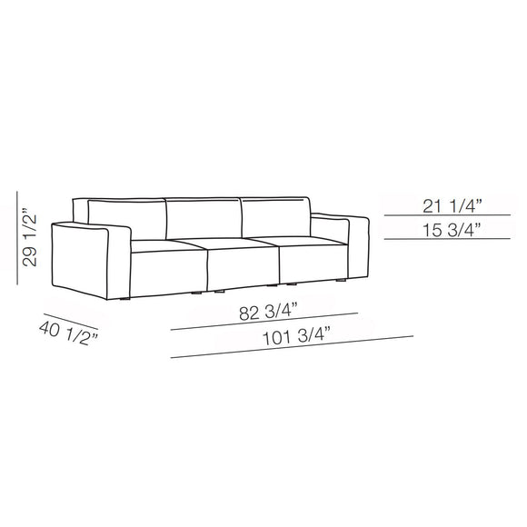 Marechiaro 3-Seater Sofa