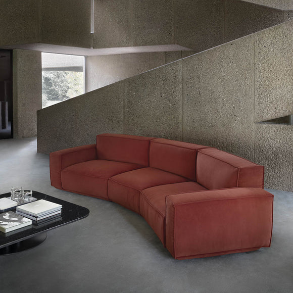 Marechiaro MH08/B 3-Seater Curved Sofa