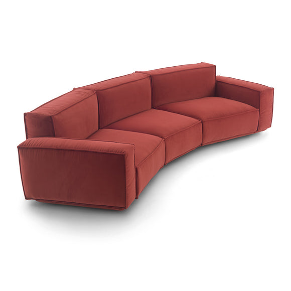 Marechiaro MH08/B 3-Seater Curved Sofa