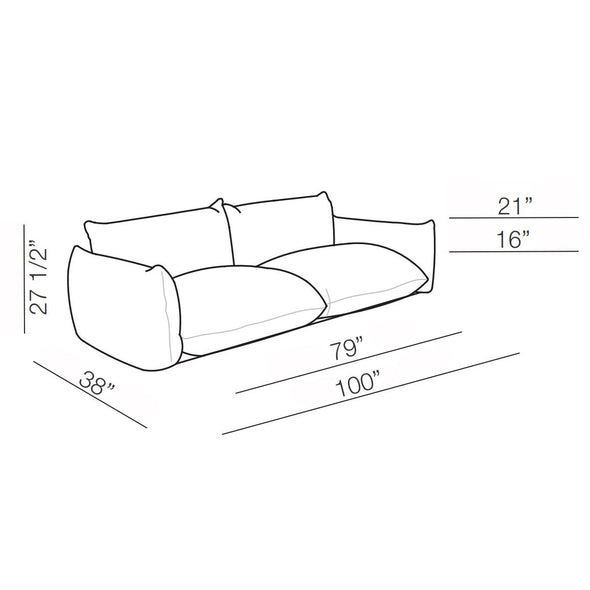 Marenco Capsule 3-Seater Sofa