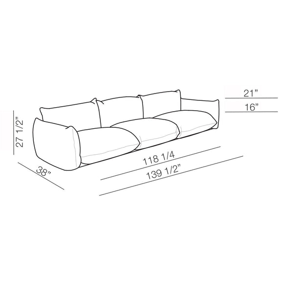 Marenco Large 3-Seater Sofa