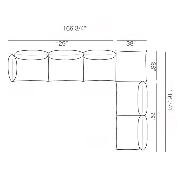 Marenco MN03 Sectional Sofa