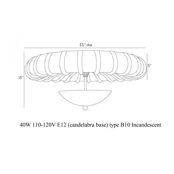 Camella Flush Mount