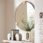 Clasp Round Mirror