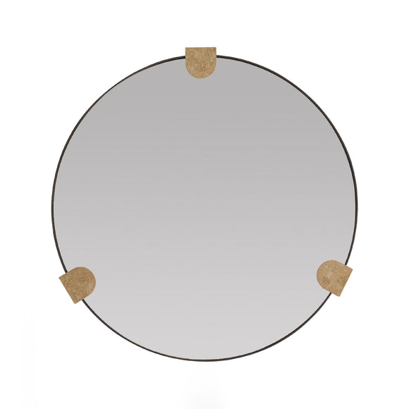 Clasp Round Mirror