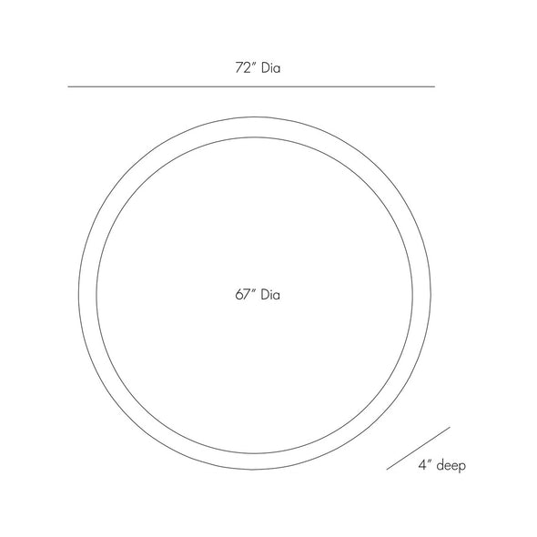 Lesley Large Round Mirror