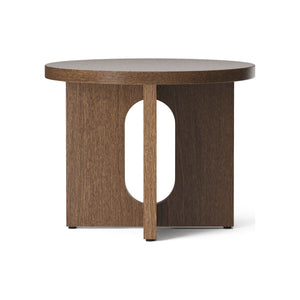 Androgyne Side Table with Wood Base