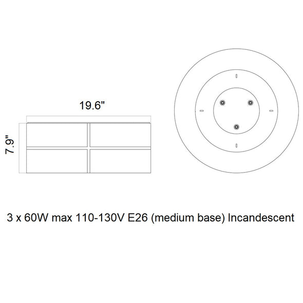 Hashira Wall/Ceiling Lamp