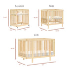 Pogo 8-in-1 Convertible Crib with All-Stages Conversion Kits