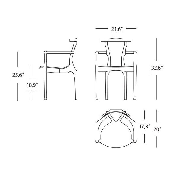 Gaulino Dining Armchair Set